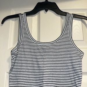 Striped Cropped Tank